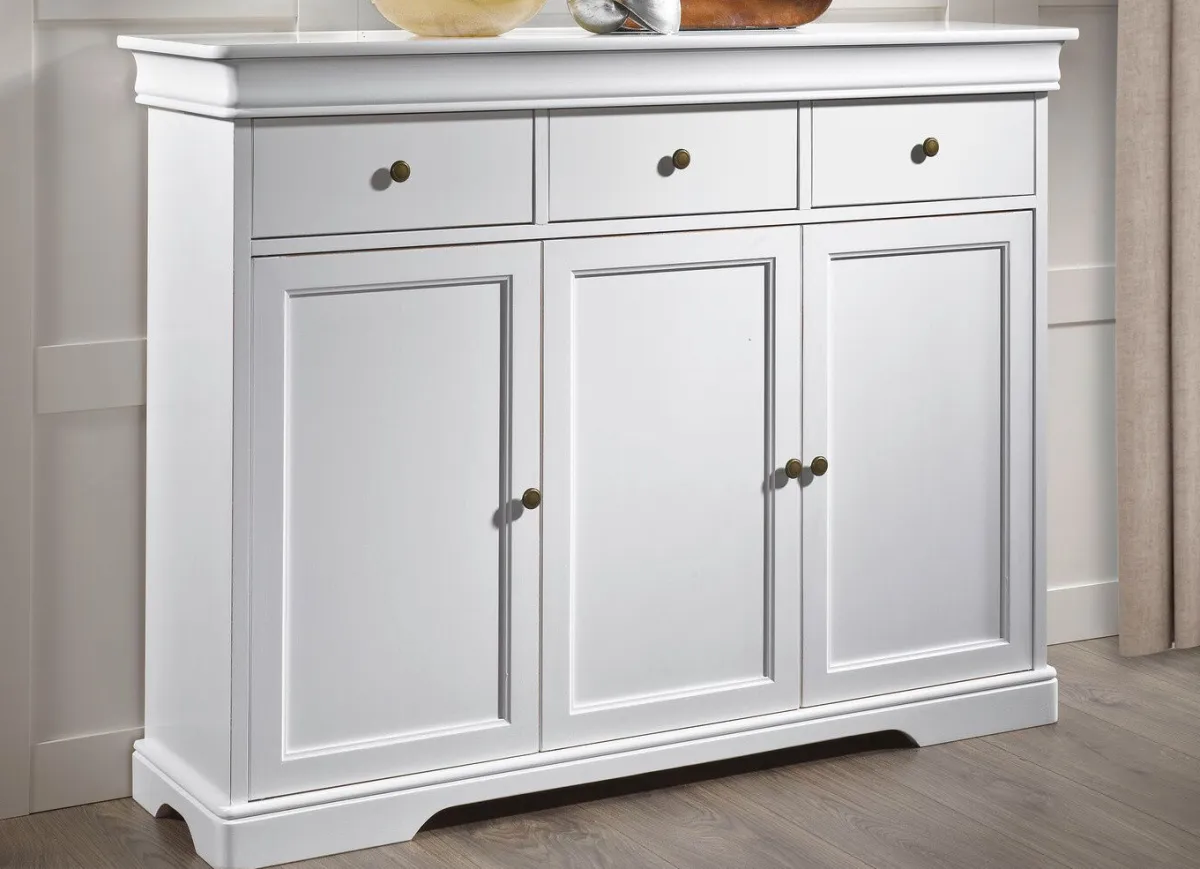 Best BADER Italienische Kommodenserie im schlichtem Design WEISS