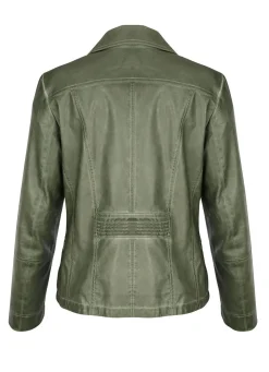 Clearance BADER Jacke aus Lederimitat GRÜN