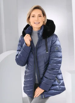 Outlet BADER Jacke aus recycelten Fasern SAPHIRBLAU
