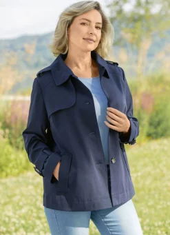 Clearance BADER Jacke in Trench-Optik DUNKELBLAU