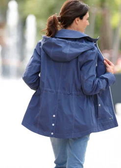 Sale BADER Jacke mit abnehmbarer Kapuze INDIGOBLAU