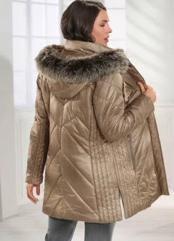Best BADER Jacke mit abnehmbarer Kapuze GOLDBEIGE