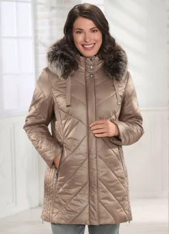 Best BADER Jacke mit abnehmbarer Kapuze GOLDBEIGE