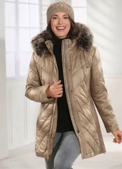 Best BADER Jacke mit abnehmbarer Kapuze GOLDBEIGE