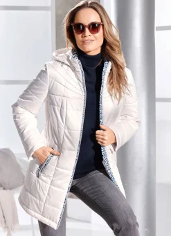 Outlet BADER Jacke mit abnehmbarer Kapuze WEISS