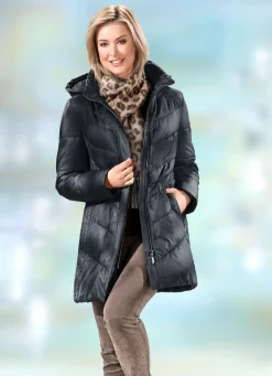Best BADER Jacke mit abnehmbarer Kapuze SCHWARZ