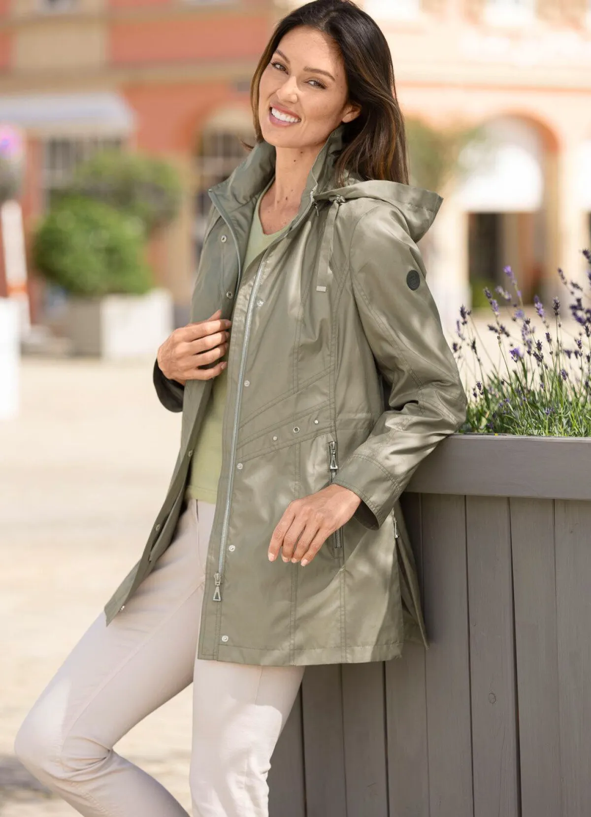 Outlet BADER Jacke mit abnehmbarer Kapuze HELLOLIV