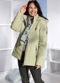 Best BADER Jacke mit abnehmbarer Kapuze LINDGRÜN