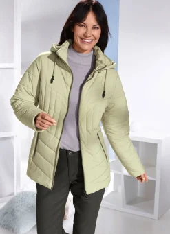 Best BADER Jacke mit abnehmbarer Kapuze LINDGRÜN