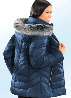 Outlet BADER Jacke mit abnehmbarer Kapuze INDIGOBLAU