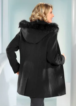 Clearance BADER Jacke mit abnehmbarer Kapuze SCHWARZ