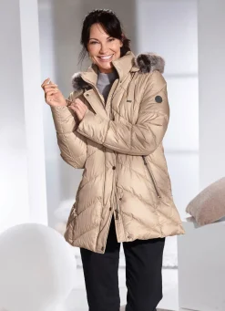 Hot BADER Jacke mit abnehmbarer Kapuze SAND