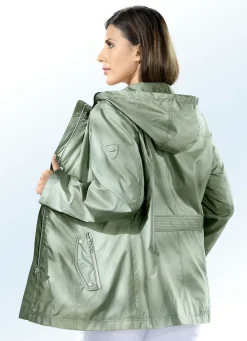 Clearance BADER Jacke mit abnehmbarer Kapuze JADEGRÜN