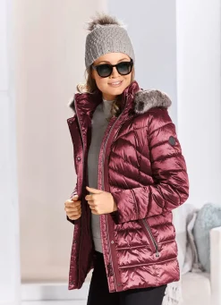 Outlet BADER Jacke mit abnehmbarer Kapuze PURPLE