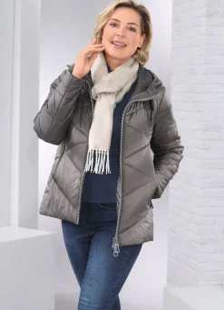 Hot BADER Jacke mit fester Kapuze GRAFIT