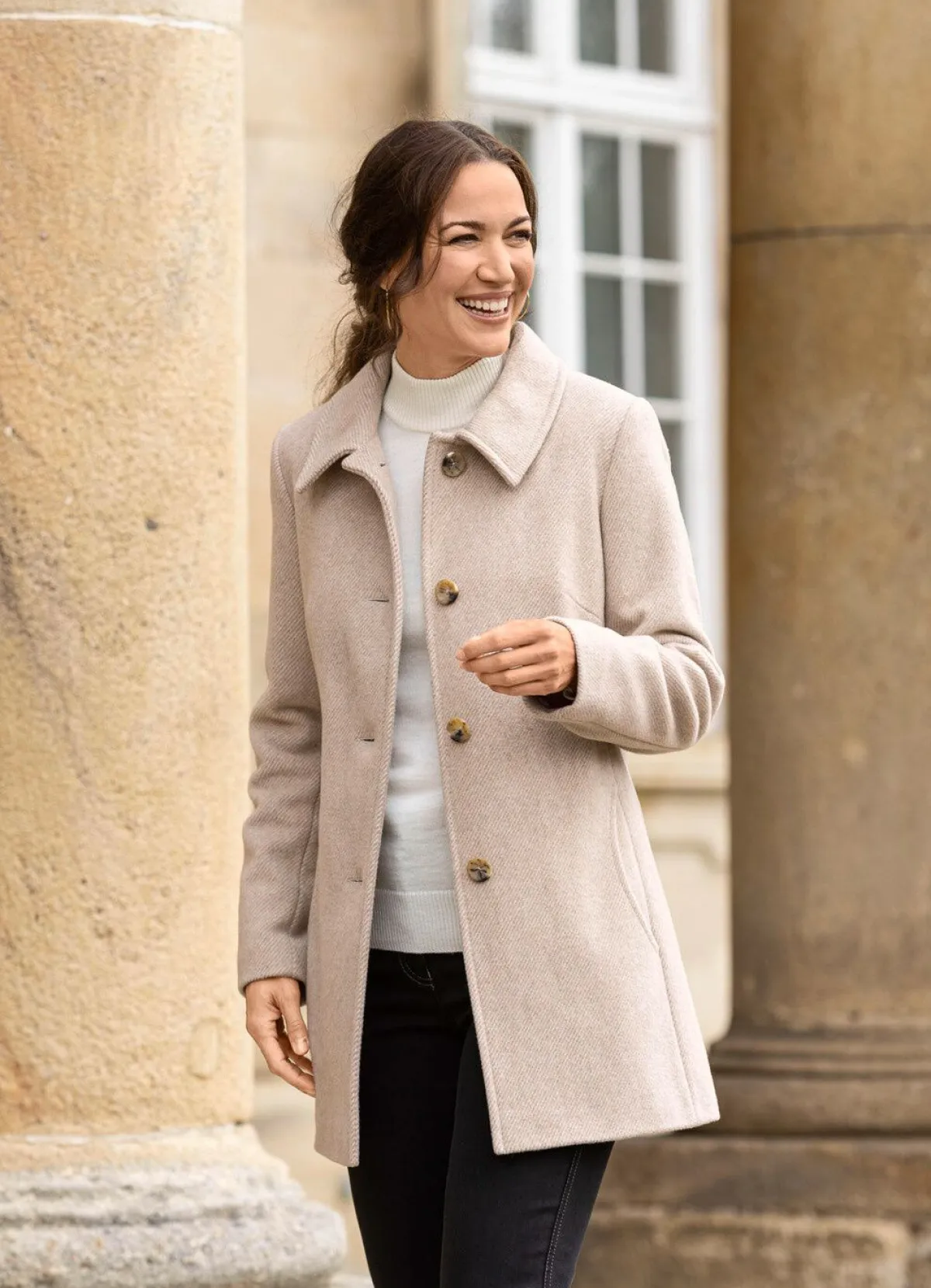 Clearance BADER Jacke mit Kaschmir SAND-BEIGE