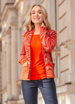 Clearance B/ANCA Jacke mit Knopfleiste TAUPE-ORANGE