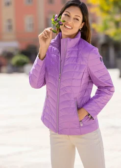 Online BADER Jacke mit Reißverschluss an den Taschen AMETHYST