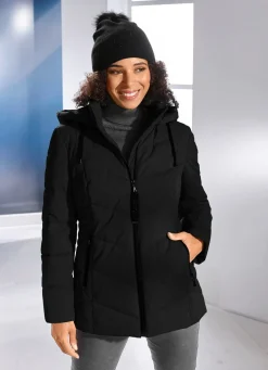 New BADER Jacke mit Reißverschlussleiste SCHWARZ