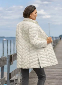 Discount BADER Jacke mit Reißverschlussleiste CREME