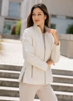 Online BADER Jacke mit Reißverschlusstaschen CREME