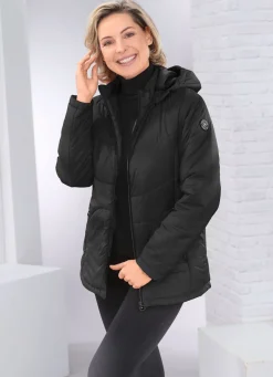 Discount BADER Jacke mit Reißverschlusstaschen SCHWARZ