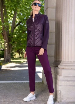 Discount RABE Jacke mit Steppeinsätzen BROMBEERE