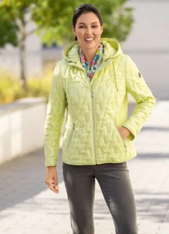 BADER Jacke mit trendgenauem Laserstepp LIMETTE