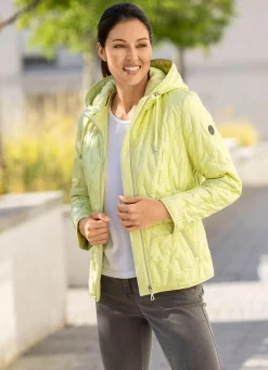 BADER Jacke mit trendgenauem Laserstepp LIMETTE