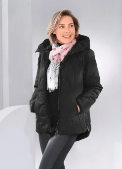 Discount BADER Jacke mit verlängertem Rückteil SCHWARZ