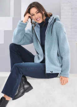 Hot BADER Jacke mit 2-Wege-Reißverschluss EISBLAU