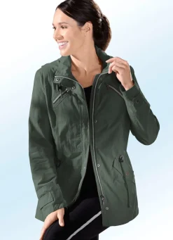 Best BADER Jacke mit weitenregulierbaren Ärmelriegeln OLIV