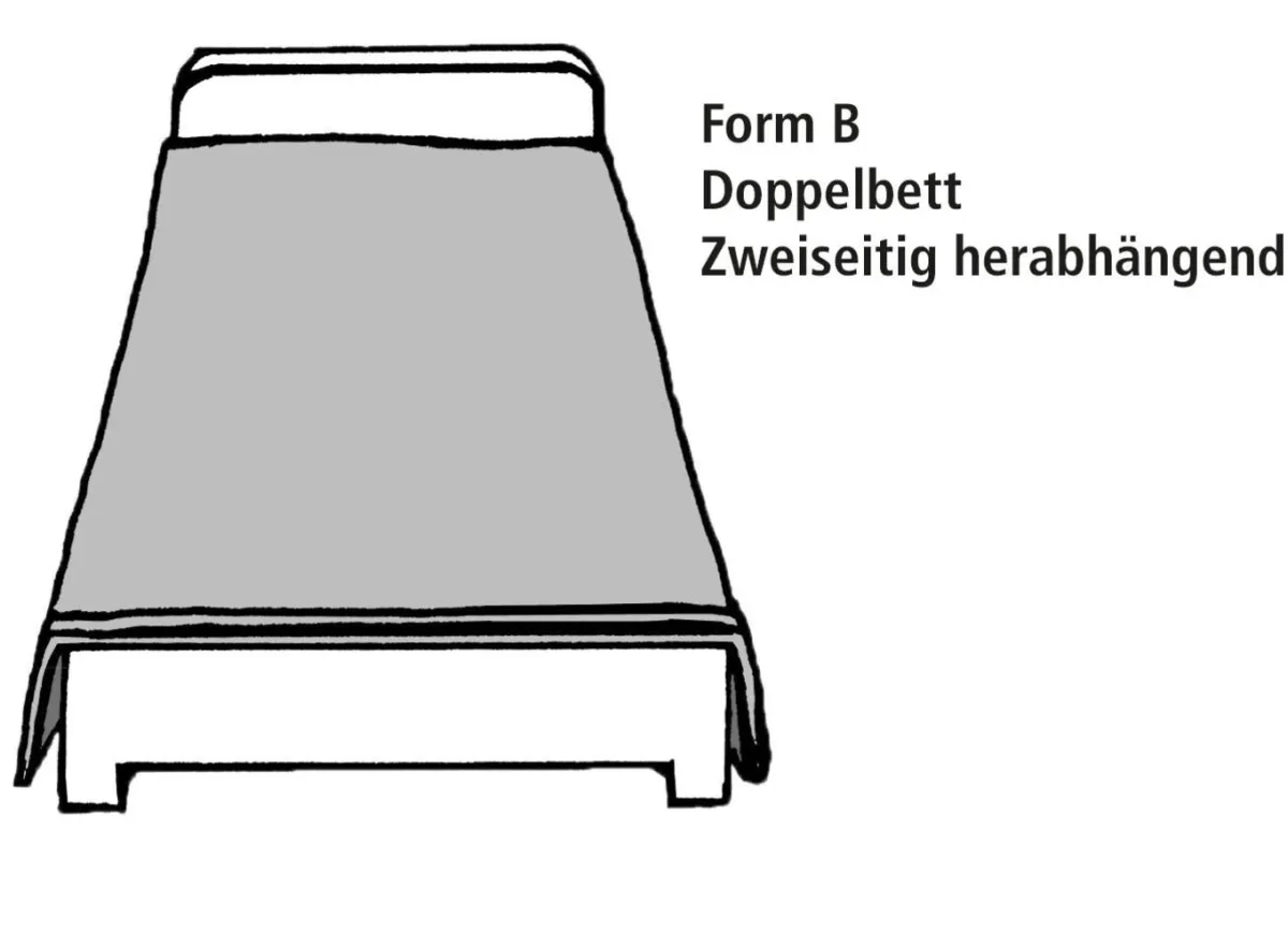 Clearance BADER Jacquard-Tagesdecken mit Bandeinfassung