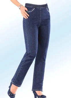 Online BADER Jeans in komfortabler Schlupfform DUNKELBLAU