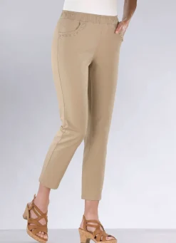 Best BADER Jeans in 7/8-Länge BEIGE