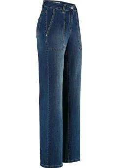 Clearance BADER Jeans in 4-Pocket-Form DUNKELBLAU
