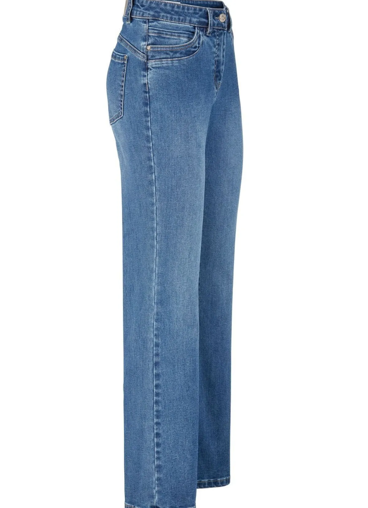 BADER Jeans in 5-Pocket-Form JEANSBLAU