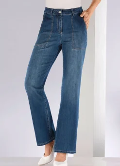 Online BADER Jeans in 4-Pocket-Form JEANSBLAU
