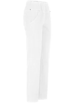BADER Jeans in Schlupfform WEISS