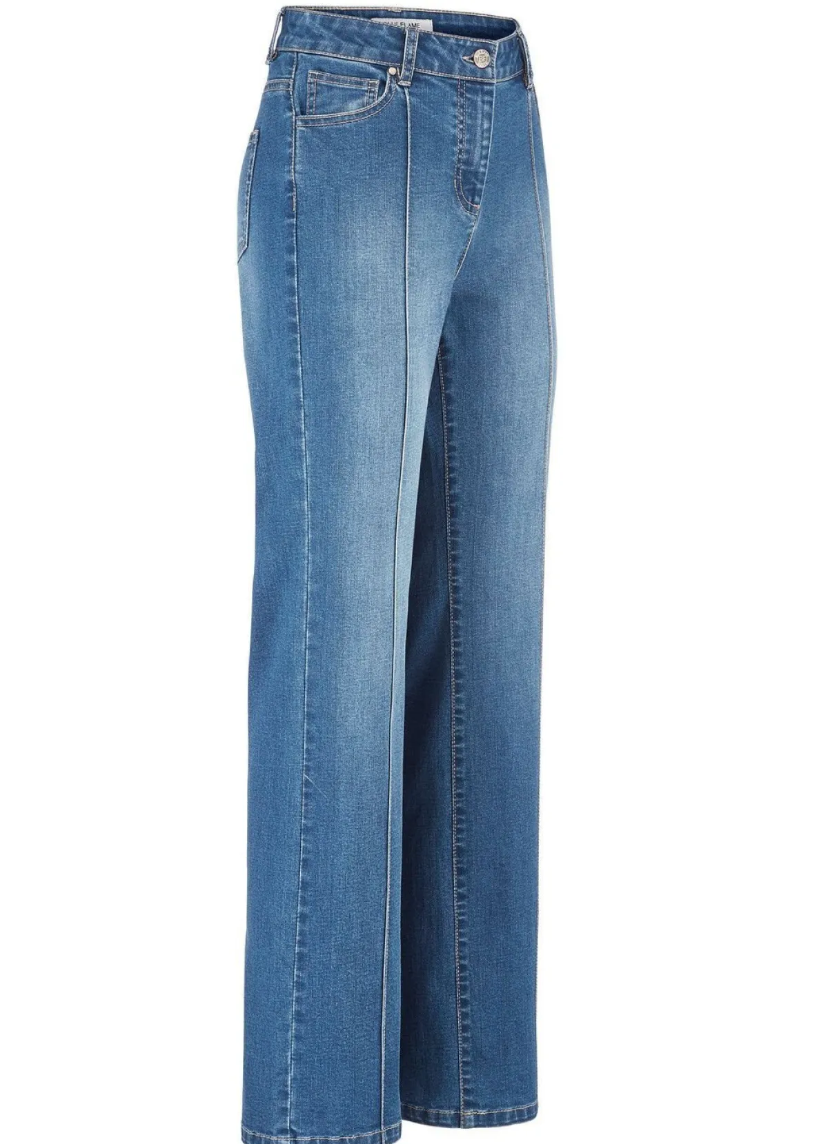 Clearance BADER Jeans mit abgesteppten Biesen JEANSBLAU