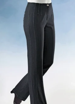 Online BADER Jeans mit figurgünstiger Teilungsnaht SCHWARZ
