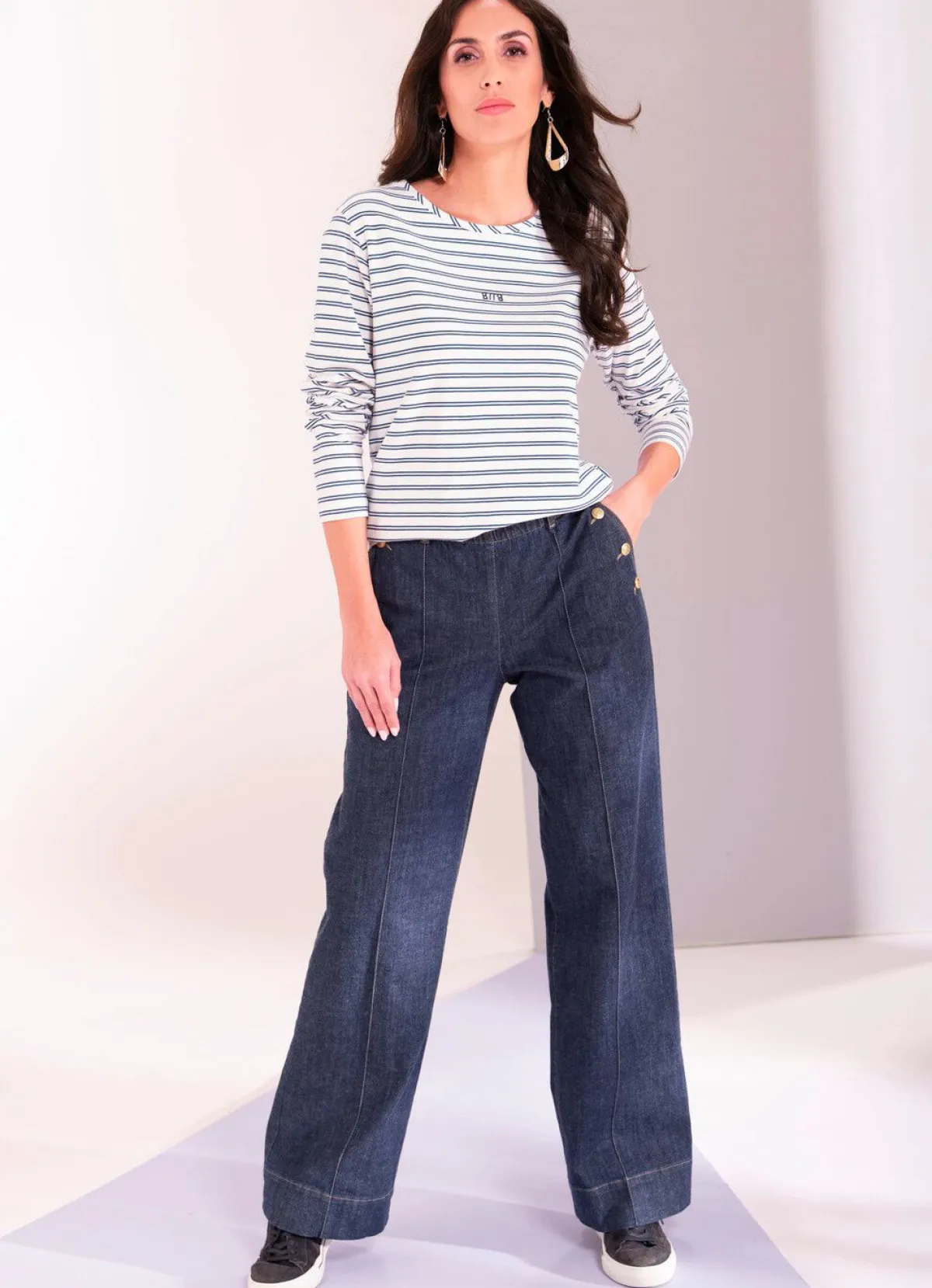 Clearance B/ANCA Jeans mit Formbund JEANSBLAU