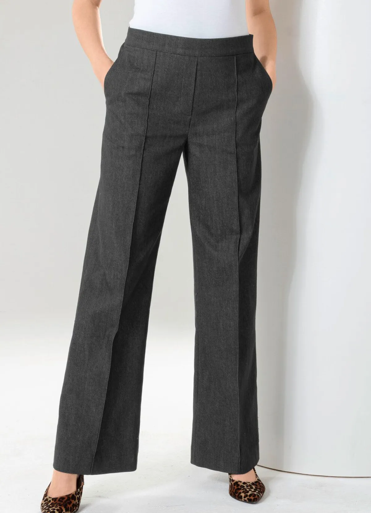 New BADER Jeans mit leicht ausgestellter Beinweite SCHWARZ