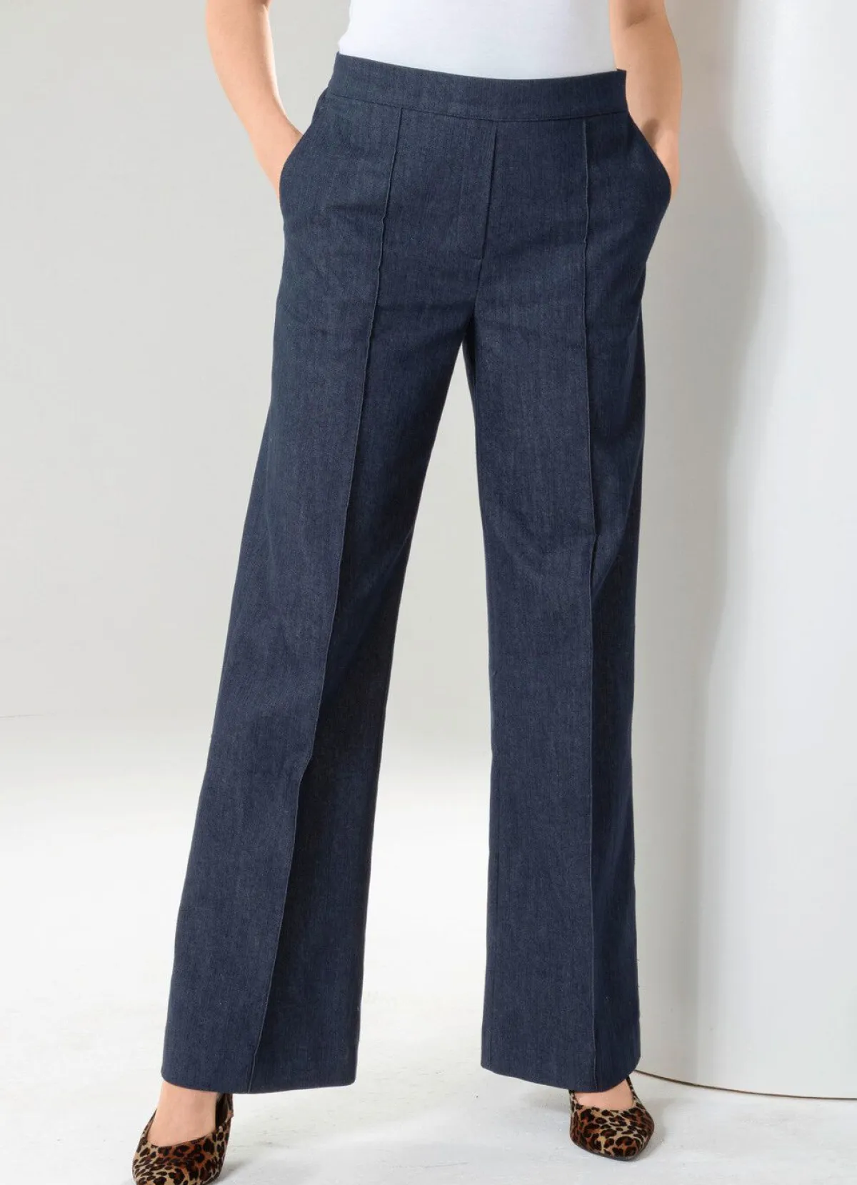 Clearance BADER Jeans mit leicht ausgestellter Beinweite DUNKELBLAU