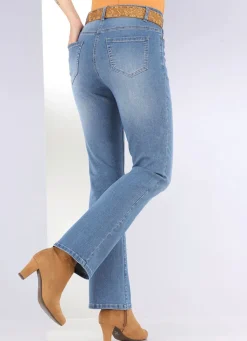 New BADER Jeans mit leicht ausgestellter Beinweite HELLBLAU