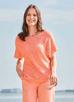 New BADER Jeans mit leicht ausgestellter Beinweite APRICOT