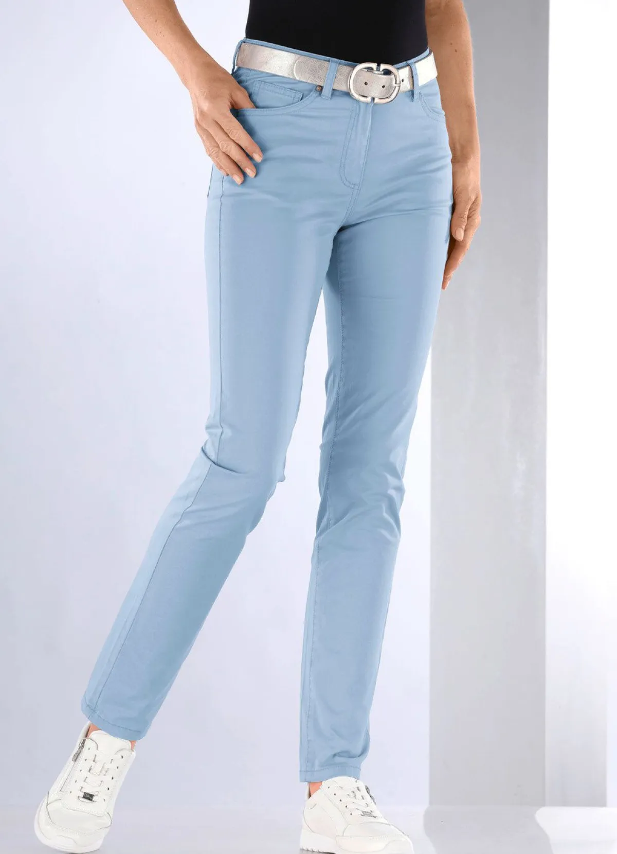 Online BADER Jeans mit Push-up-Effekt HELLBLAU