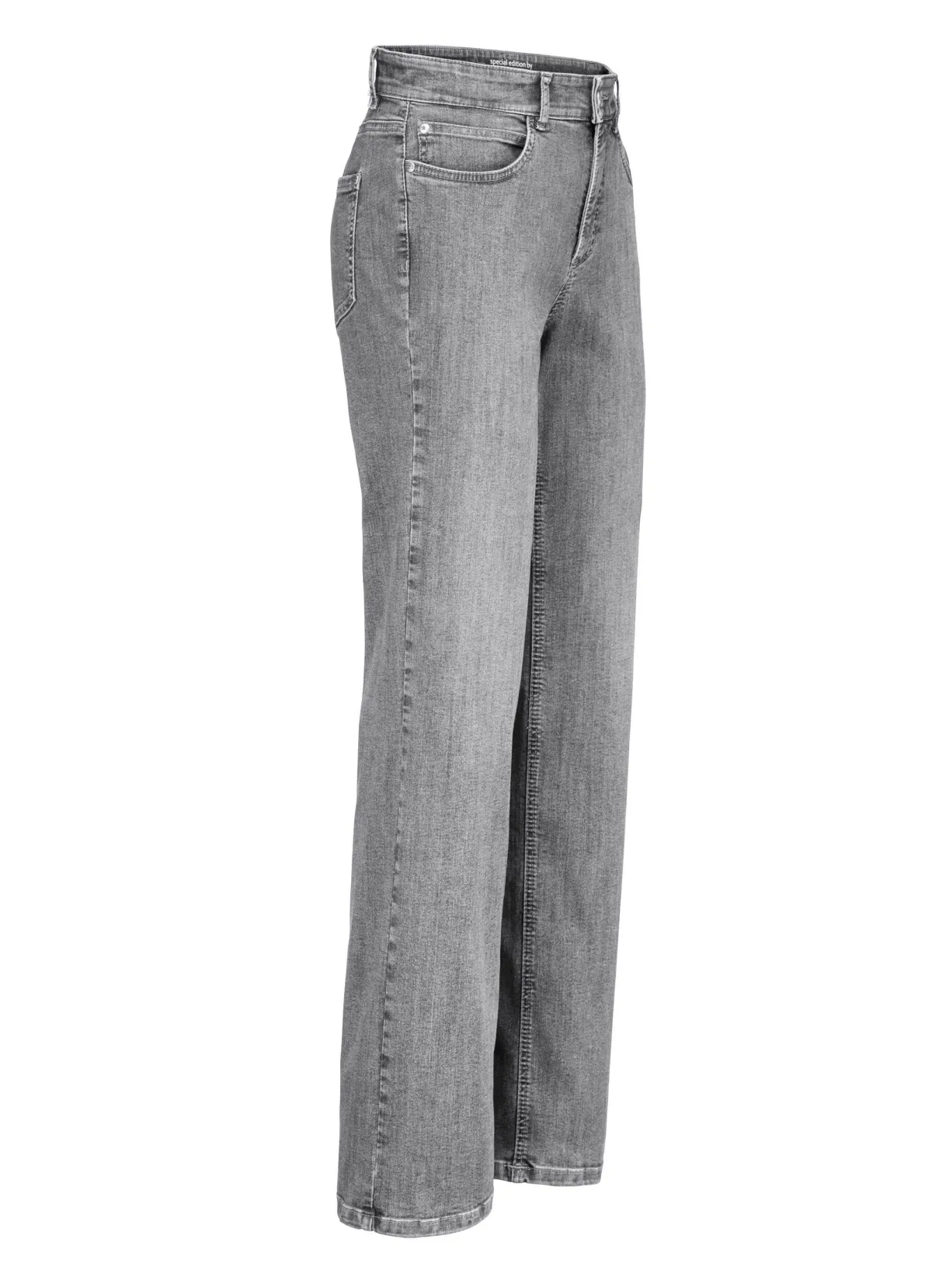 Hot BADER Jeans mit Stern-Details grau
