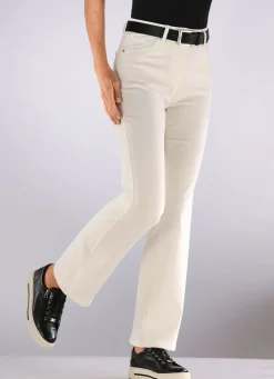 Best BADER Jeans mit weitem Beinverlauf ECRU