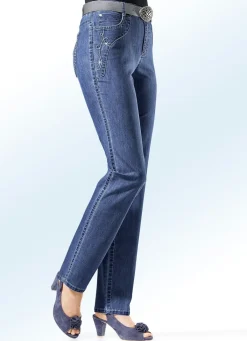 Best ASCARI Jeans mit weiterem Bundumfang JEANSBLAU